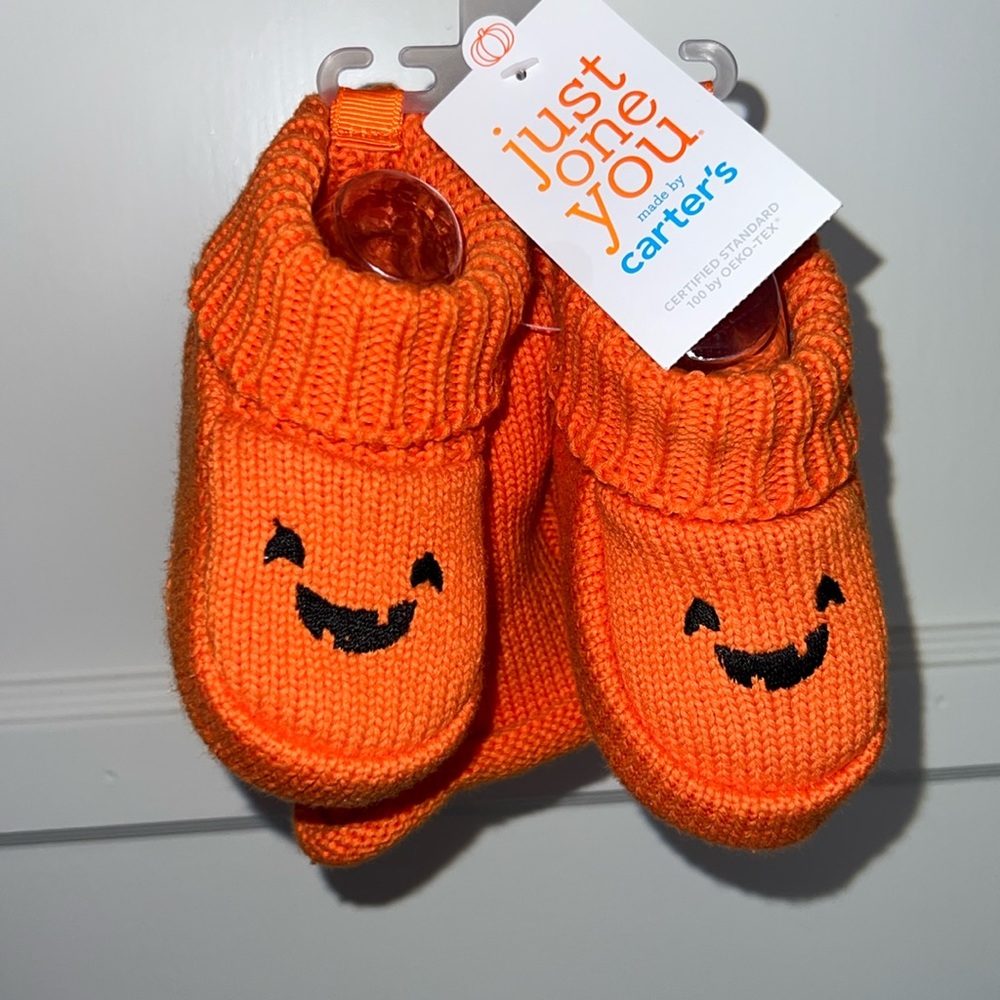 October Baby / Halloween Baby Beanie & Socks